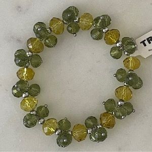 Triveni Crystal/glass bead bracelet